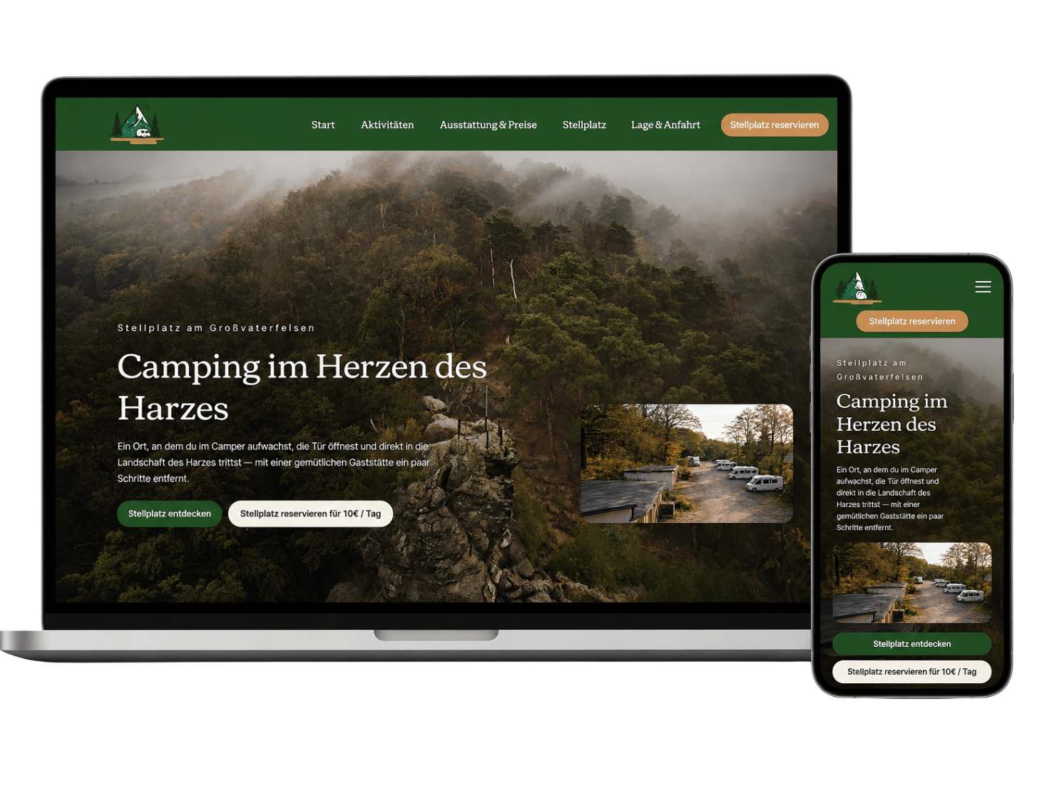 Camping am Großvaterfelsen
